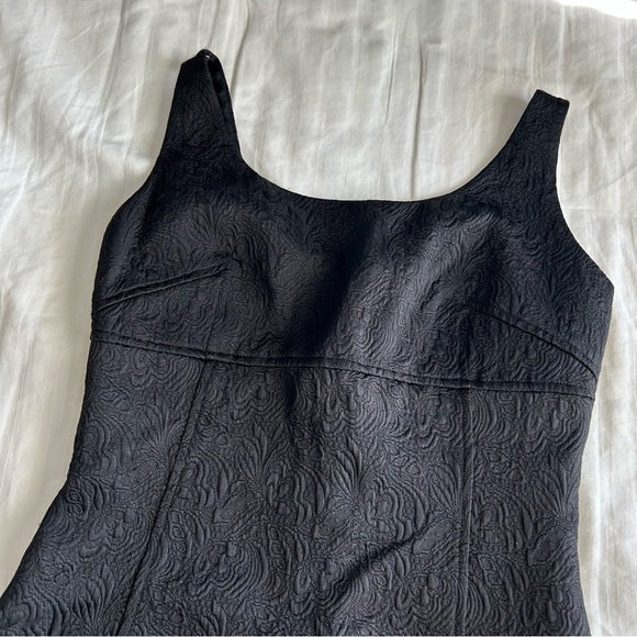 Georgiou Studio Black Jacquard Mini Dress - Picture 3 of 7